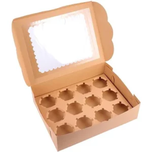 Cup Cake box with 12 holder
